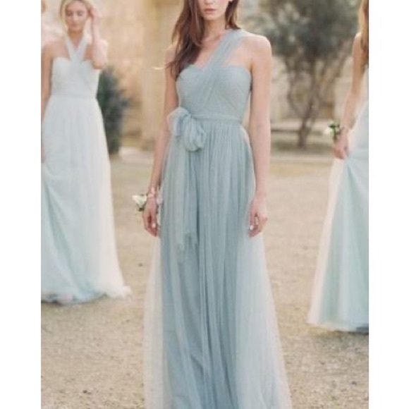 Jenny Yoo Collection Annabelle Dress in Morning Mist, size 4, worn once - Picture 4 of 10